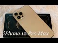 iPhone 12 Pro Max Gold Unboxing! | Aesthetic | Tee Leads Life