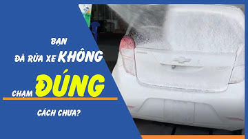 [CHIA SẺ] Cách rửa xe không chạm ĐÚNG CÁCH sạch xe/ tiết kiệm dung dịch