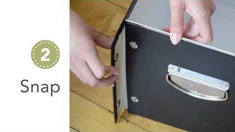 Snap N Store Instructional Video
