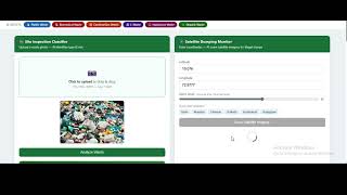 AI Illegal Waste Detection system using image and Satellite Image or using coordinates