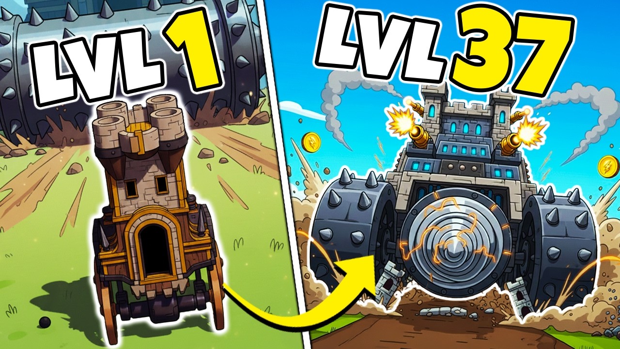 Haritanın En Güçlü KALESİ Olmak İçin 1000 GELİŞTİRME YAPTIM! | Wanderburg TÜRKÇE