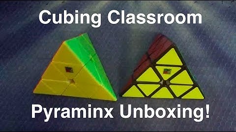 Cubing Classroom Pyraminx Unboxing from MoYu!