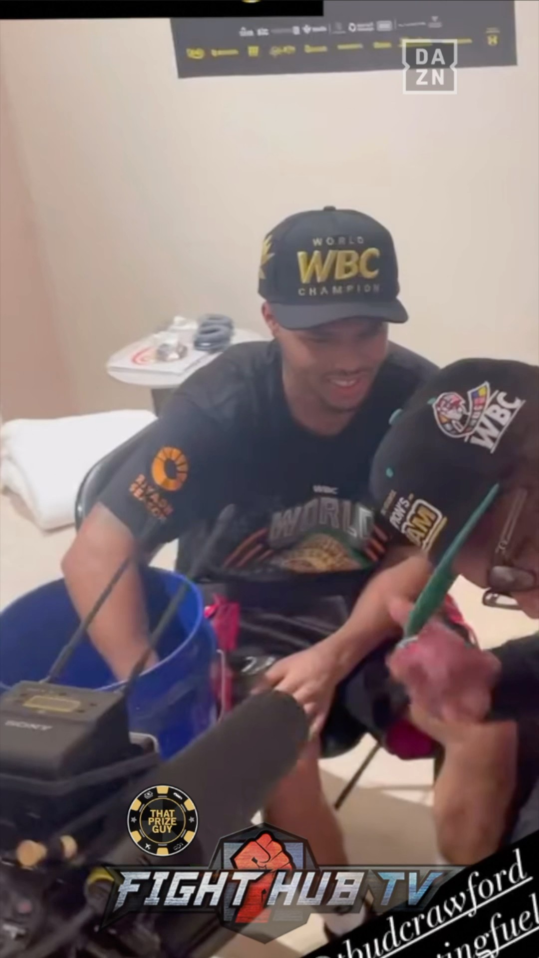 Shakur Stevenson ICES INJURED Hand after stopping Josh Padley!