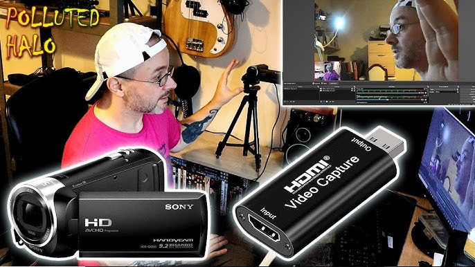 Old Sony handycam for streaming set up | USB video capture YouTube