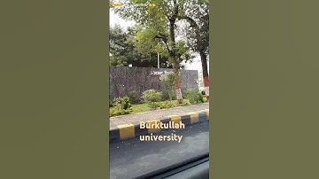 Burktullah university Bhopal #bhopal #bubhopal #bu