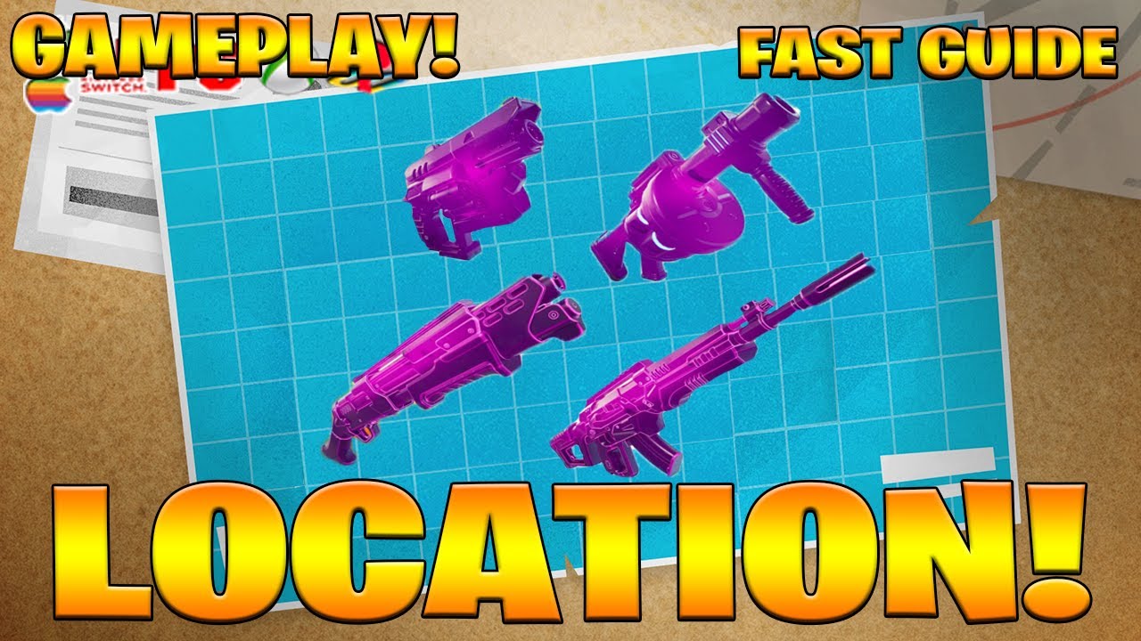 Where to find ALL Exotics Weapons Location in Fortnite! (How to Get Unstable Exotics Location)