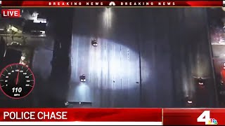 Escapes Police Helicopter