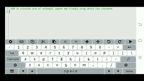 C switch || How to calculate area of rectangle, square and triangle using C Programming part(1)
