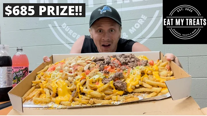 $685 VIRAL UNDEFEATED LOADED FRIES CHALLENGE- Big ...