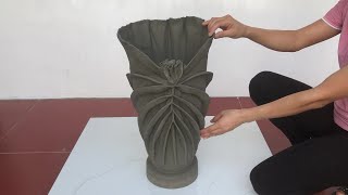 Old Cloth And Cement / Creative And Unique For Cement Plant Pots