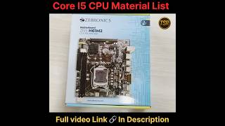 Core i5 PC Build From Scratch 🛠️ | Full Step-by-Step Process #gaming #gamingsetup