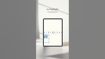 Squarespace Tip: Text highlights 👩‍💻