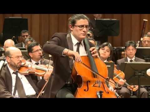 Elgar Cello Concerto (complete), Santiago Cañón Valencia (18 YO) + Encore