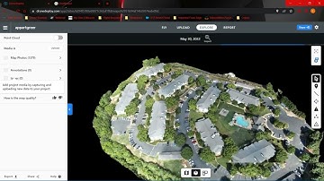 New Apartment complex 3D model project completed using dronedeploy and a phantom 4 pro v2.