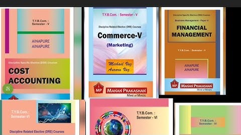 tybcom sem 5 and 6 all books and prices| #mananprakashan .