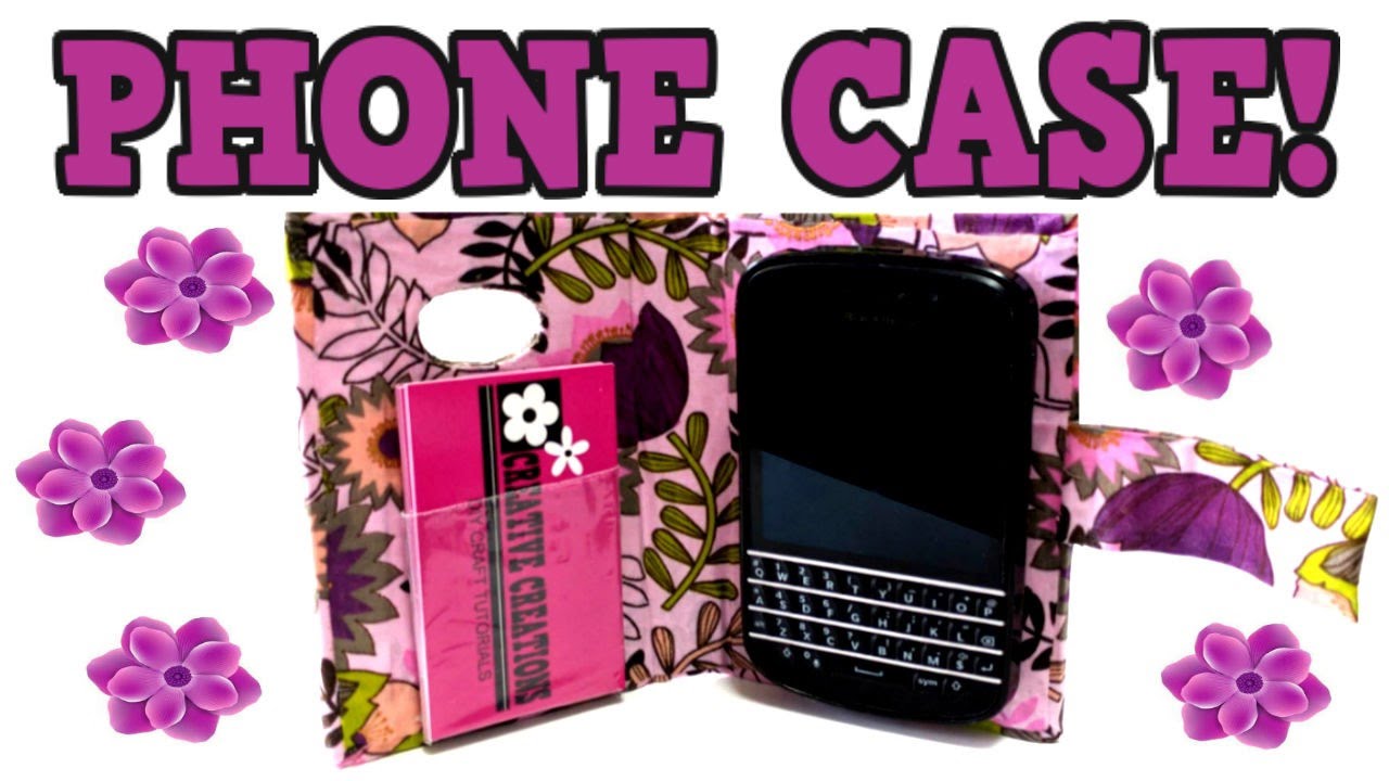 DIY PHONE Case/Holder/Stand/Wallet TUTORIAL! Works With ANY phone