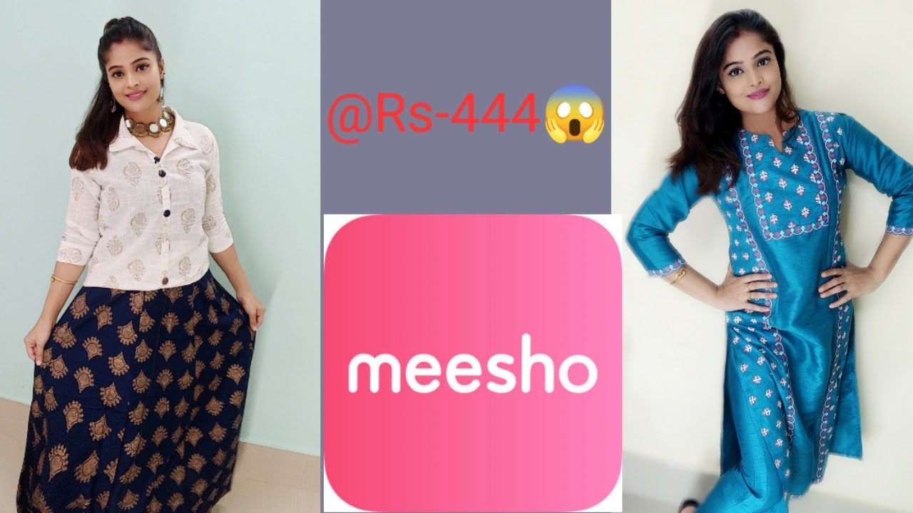 Meesho Meesho Skirt n Top Starting Rs 444😎 phulspalette meesho YouTube