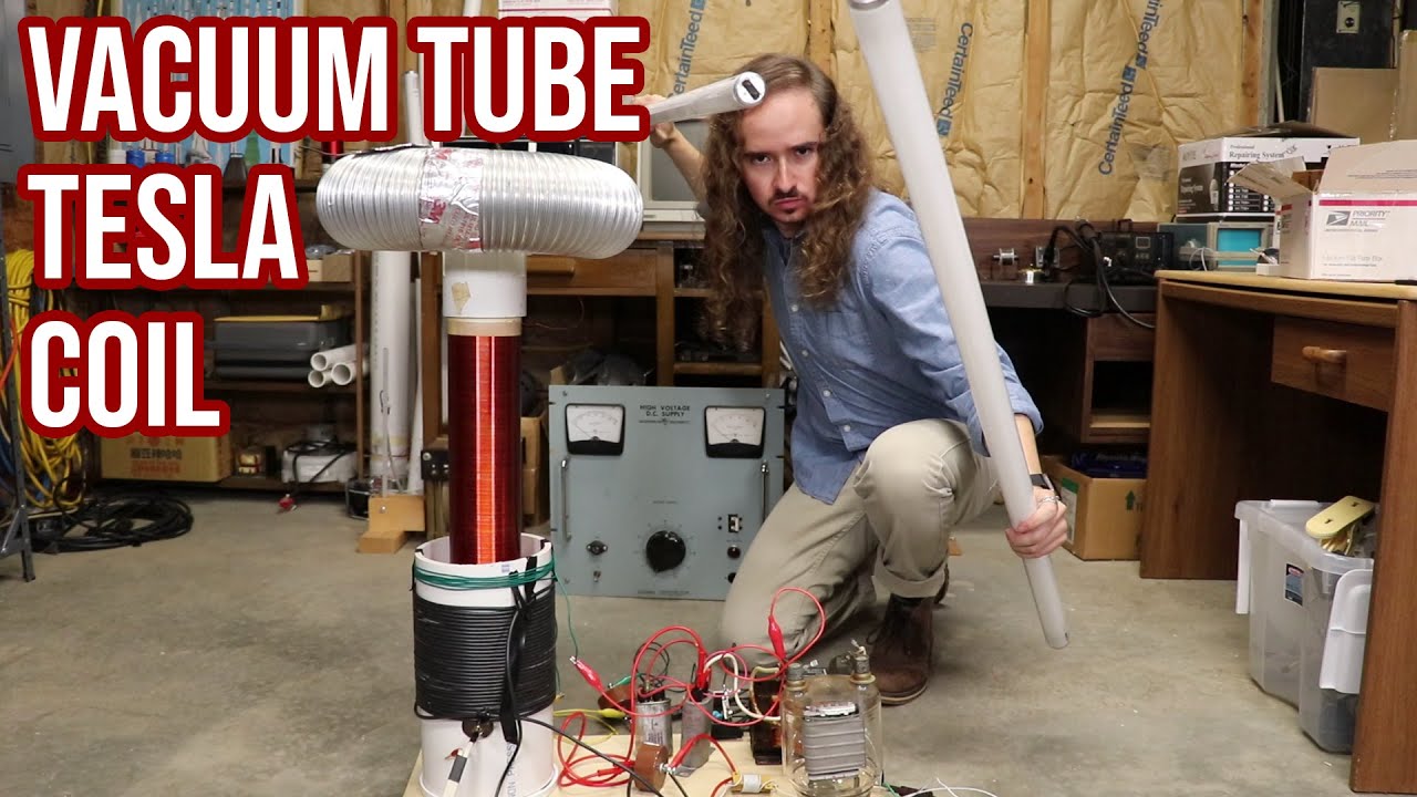 833A Vacuum Tube Tesla Coil (VTTC) YouTube