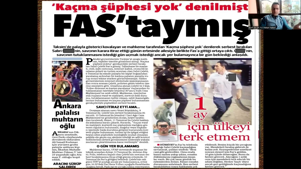 Av.Prof.Dr. Dr.h.c.Hakan Hakeri: Ceza Muhakemesi Hukuku-15: Tutuklama ve Adli Kontrol