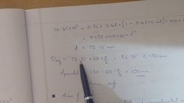 Design of circular slab ( simply supported end condition)