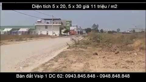 Nền đất duy nhất tại khu công nghiệp Việt Sing, Vsip 1 bán với giá sốc chỉ 10 triệu