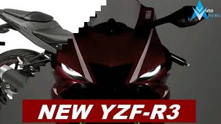 NEWS UPDATE !!!!Yamaha YZF R3 3 cylinder new model 2019 Price & Spec