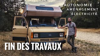 CAMPER VAN OLD SCHOOL - FIN DES TRAVAUX / AUTONOME EN ENERGIE / DOUCHE