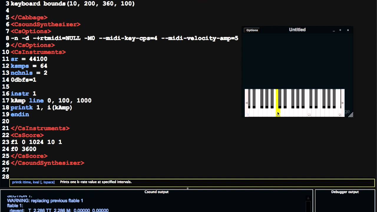 2. Variables in Csound - YouTube
