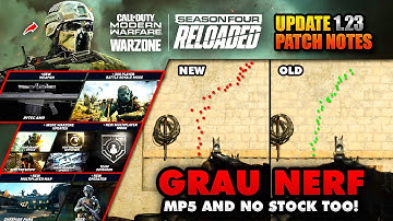 MW Update 1.23: Grau 5.56 NERF BEFORE & AFTER, New Content, and more! (Season 4 Reloaded)