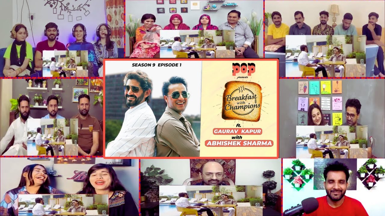 S9E1 | Abhishek Sharma | Breakfast with Champions ft. Gaurav Kapur | PAKISTANI REACTION