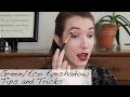 Green/Eco Eyeshadow Tips and Tricks