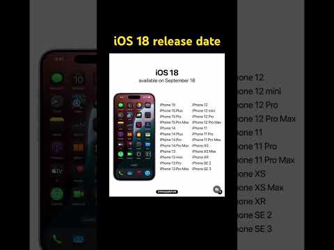 iOS 18 release