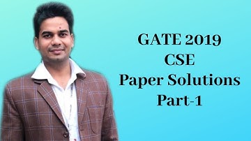 GATE 2019 CSE Solutions || GATE 2019 CSE Answer Key || GATE 2019 CSE  Memory based Questions