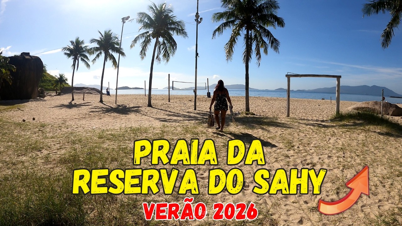 Praia da Reserva do Sahy 🏖️🌄🍺 #costaverde #praia #mangaratiba