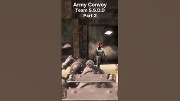 Army Convoy Team S.S.D.D🔥 Part 2 #gaming #cod #callofduty #ytshorts #shorts #mw2