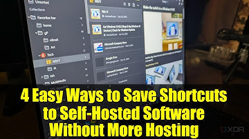 4 Easy Ways to Save Shortcuts to Self-Hosted Software Without More Hosting