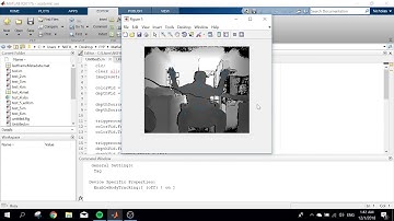 Real-time skeleton tracking in Matlab using Kinect v2