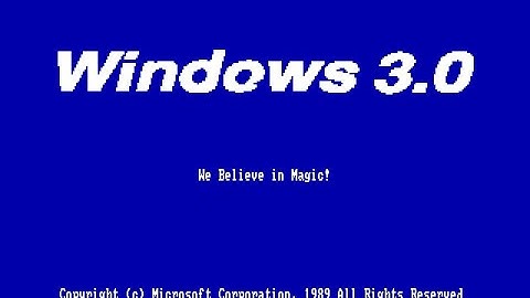 Windows 3.0 Build 33 (1989)