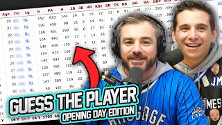 Can we name these players with Iconic Opening Day Starts ONLY by their stats?