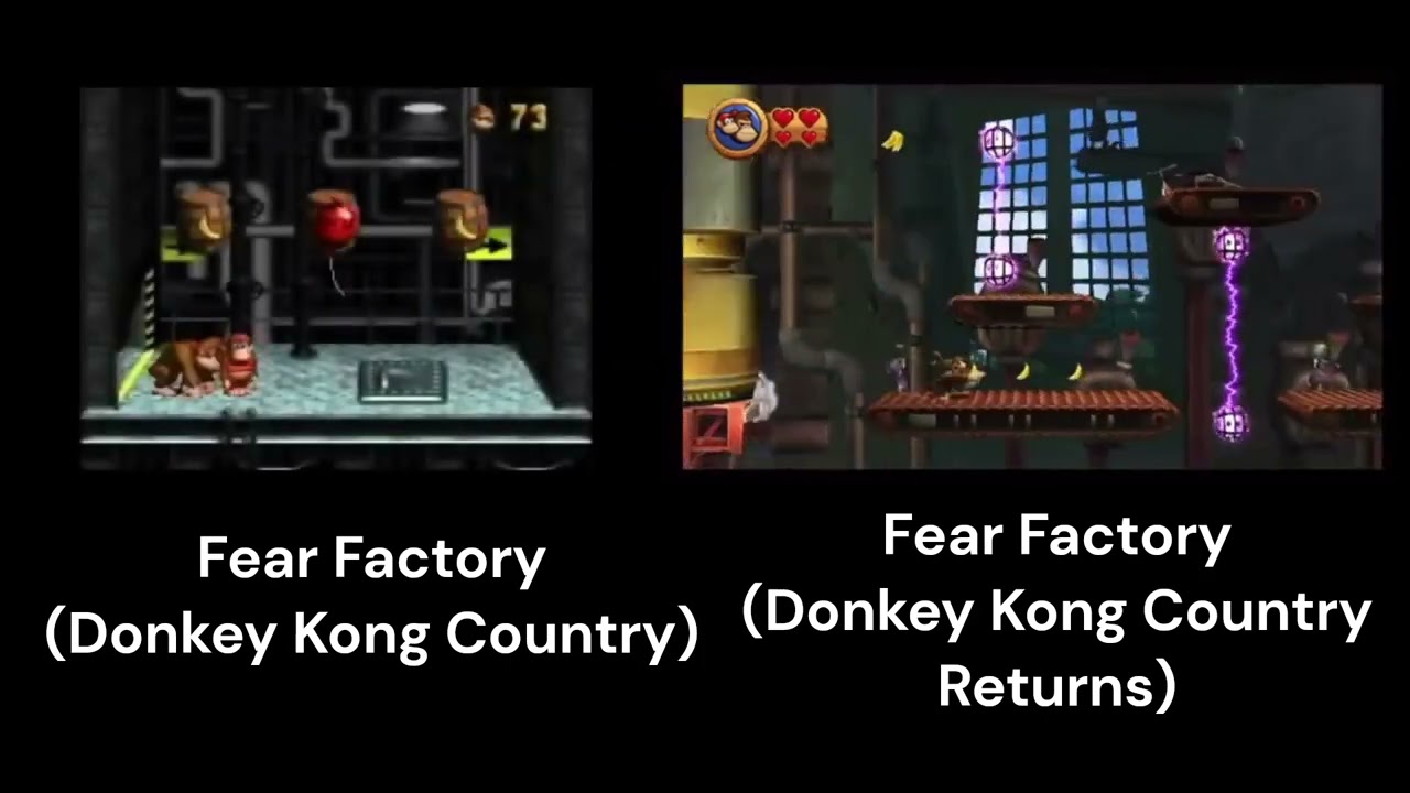 Fear Factory Mashup Donkey Kong Country (DKC1 + Returns)
