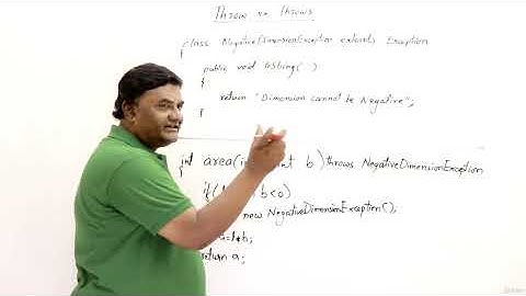 Lecture 18.7 : throw vs throws in Java (Concept + Demo) — [Abdul Bari] Java Course