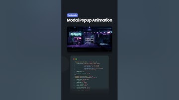 Modal popup animation with HTML & CSS. Source code link in the comments 🔥