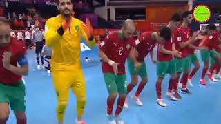 ملخص مباراة الربع من مونديال كرة القدم داخل الصالات بين المغرب و البرازيل