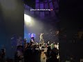 gooey in the crowd at msg. thank you for holding me up. see u tonight charlotte!