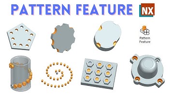 Pattern Feature |How to use Pattern Feature command in NX | NX 1980 |
