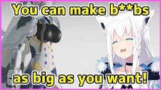 Shirakami Fubuki - You can make them as big as you want
