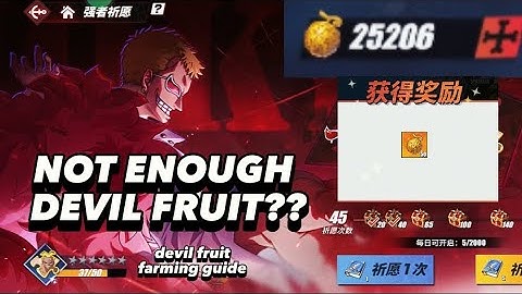 HOW TO FARMING DEVIL FRUIT‼️one piece fighting path
