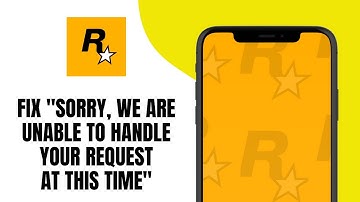 How to Fix Sorry, we are unabl to handle your request at this time   Full Guide