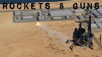 DCS | SA 342L gazelle tutorial | Rockets and guns