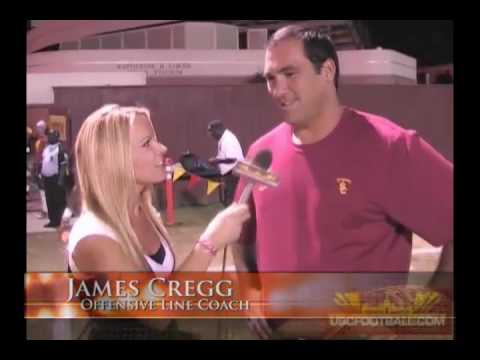 USC Offensive Line Coach James Cregg
